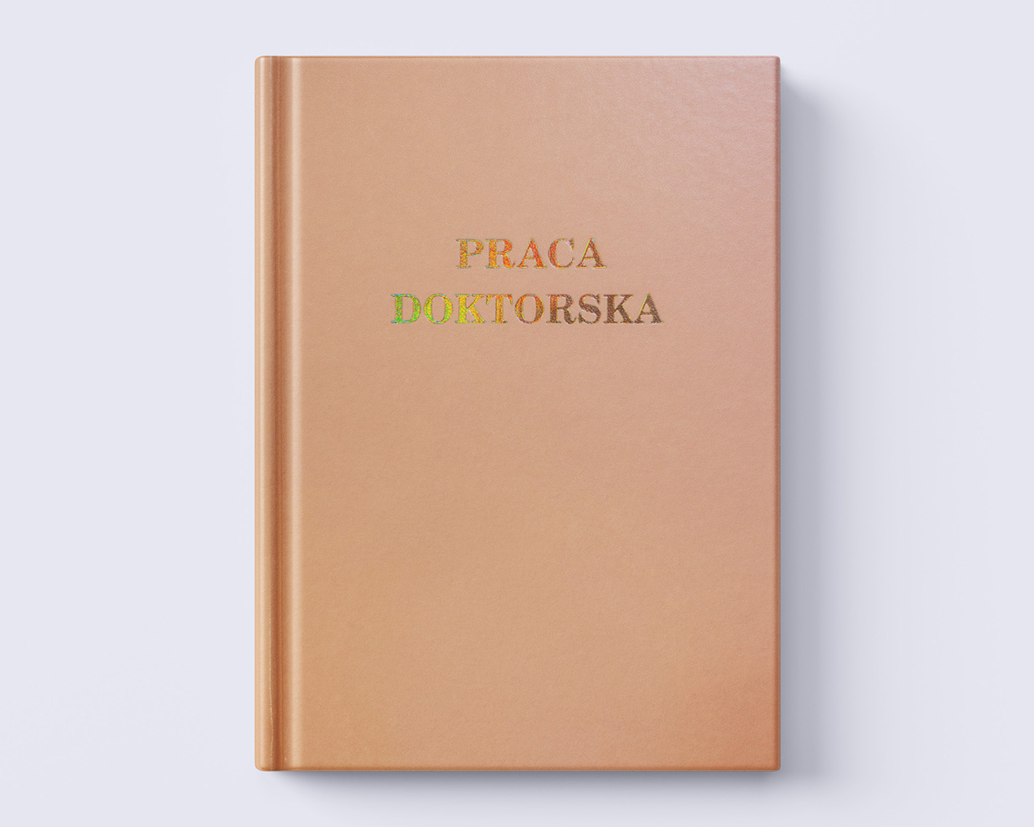 morelowa oprawa prac dyplomowych front