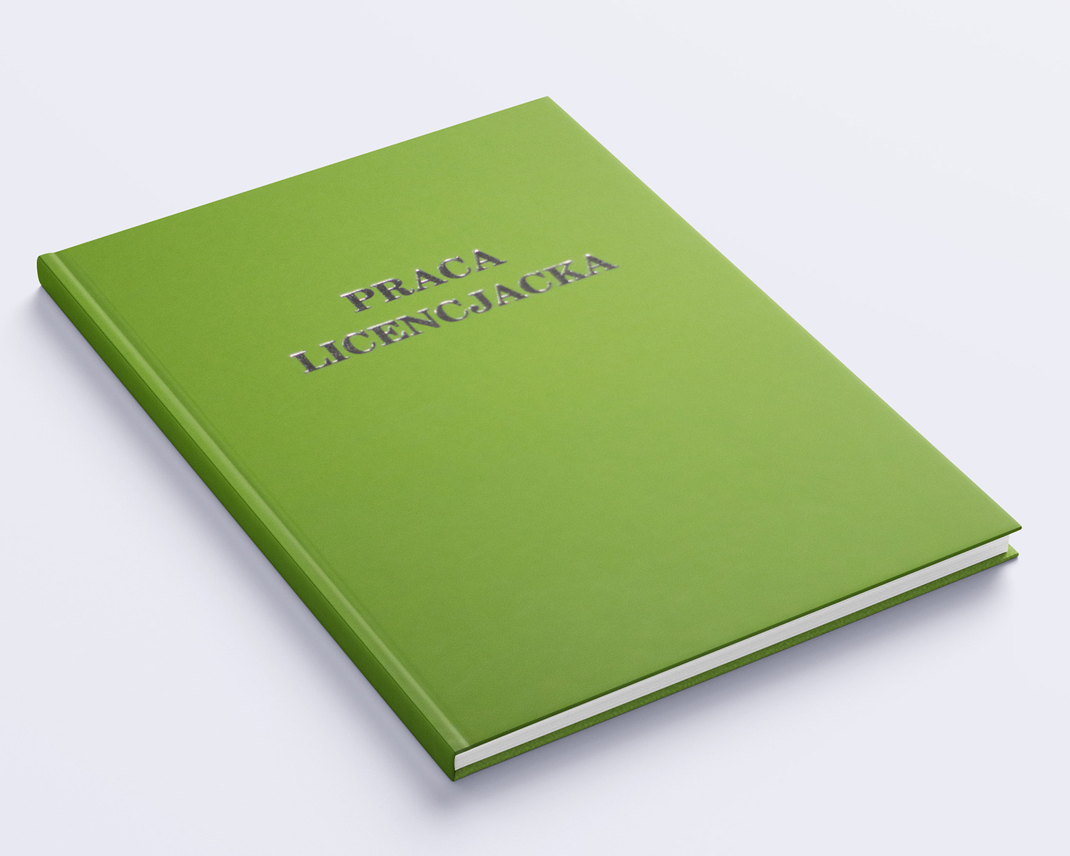 pistacjowa oprawa prac dyplomowych